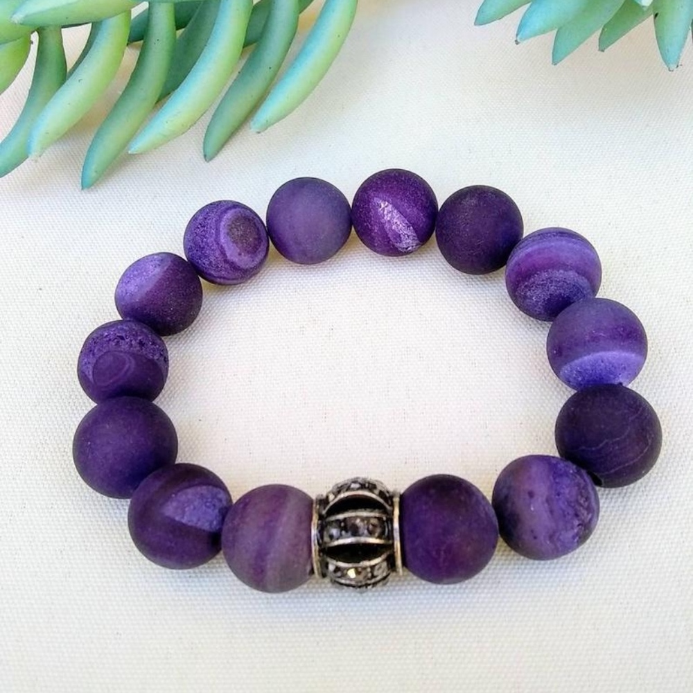 Beaded Bracelet-Gemstone Bracelet-Stretch Bracelet